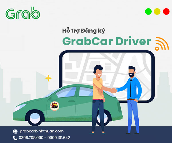 Hỗ trợ đăng ký làm tài xế GrabCar Driver